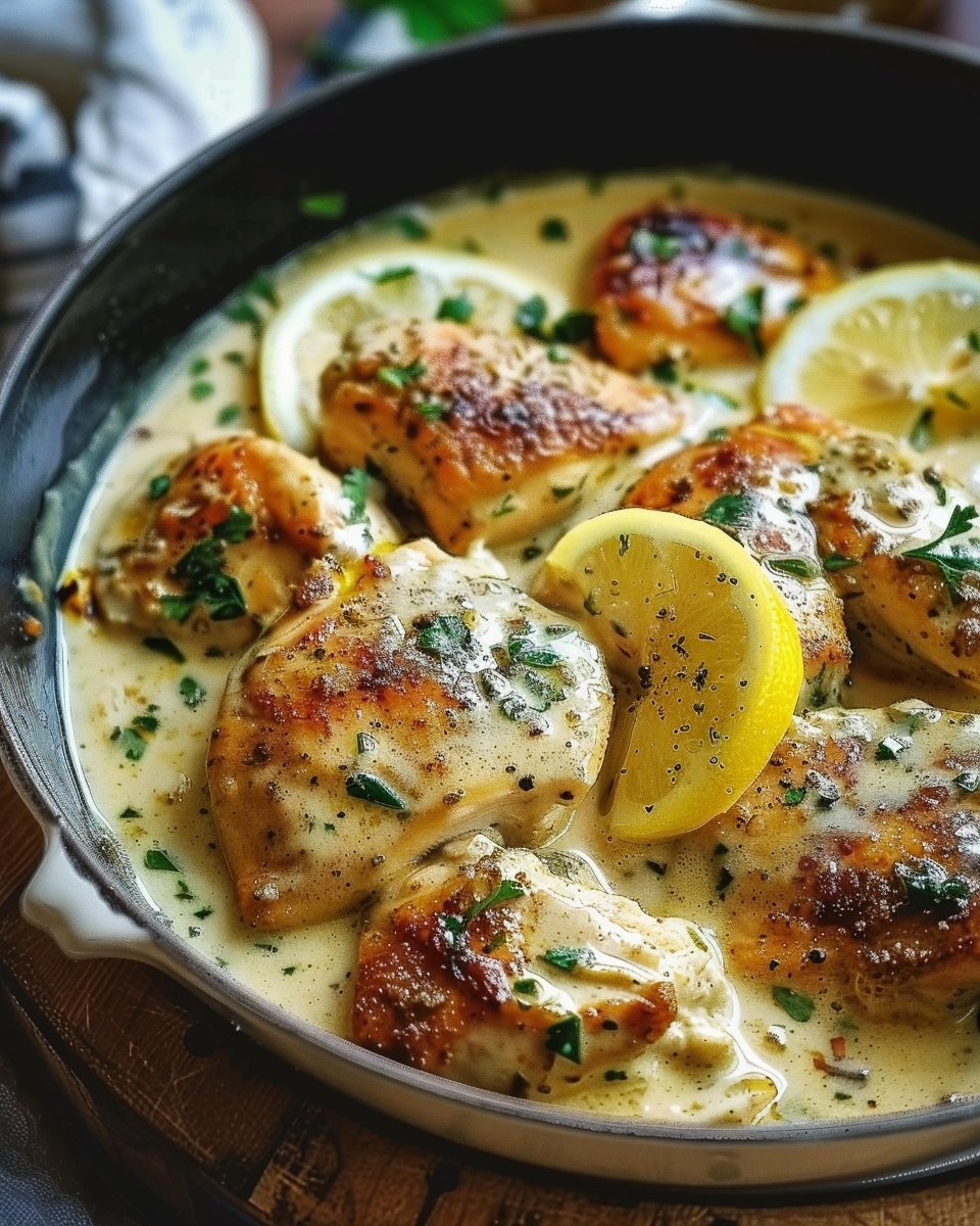 Creamy Lemon Butter Chicken 3 Creamy Lemon Butter Chicken
