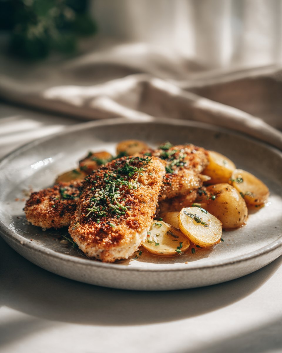 Garlic Parmesan Chicken and Potatoes