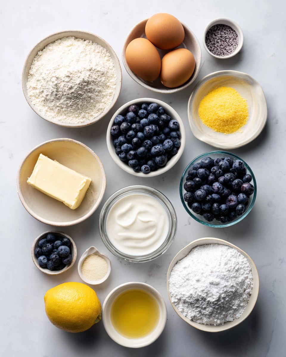 Lemon Blueberry Pound Cake