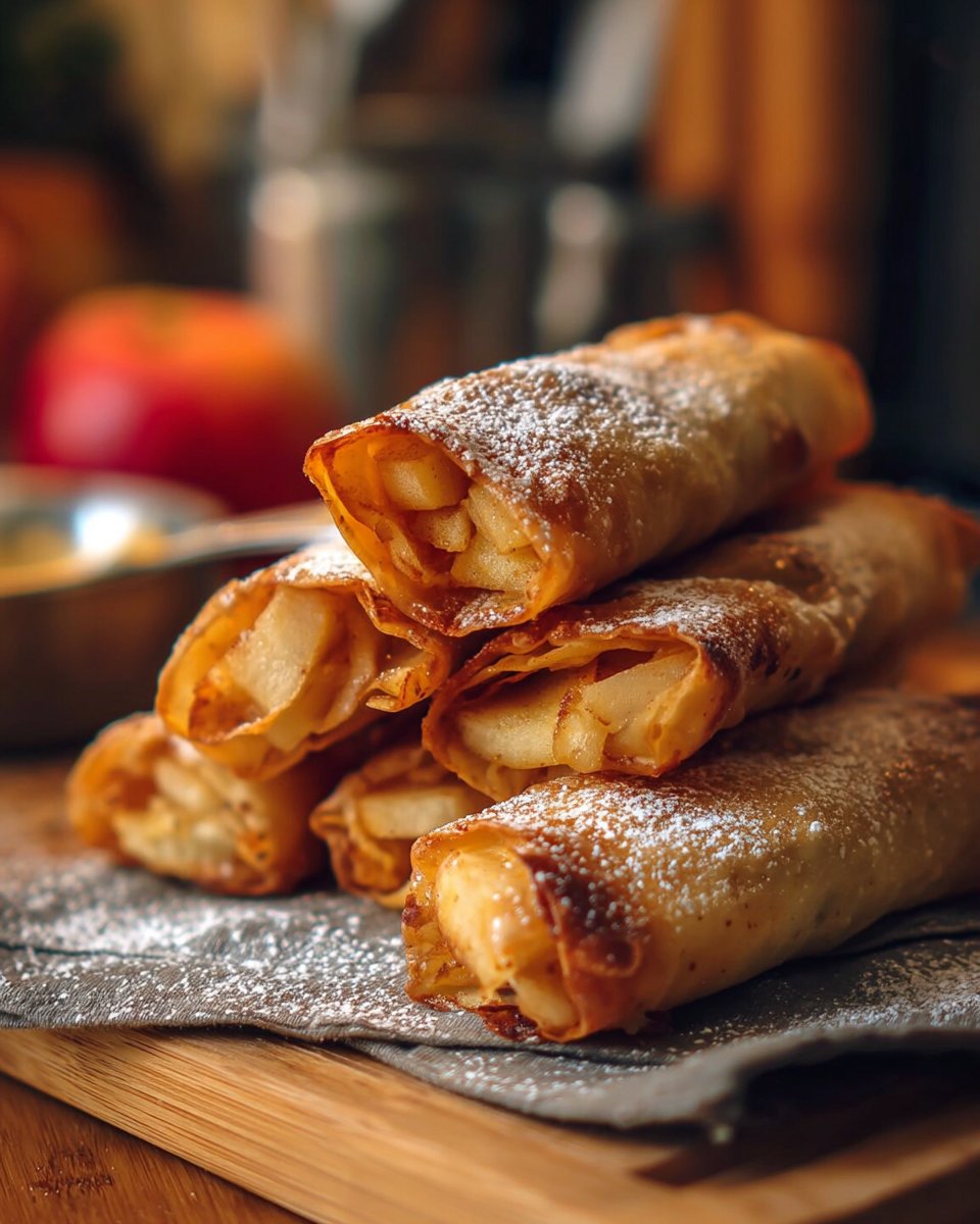 Apple Pie Egg Rolls