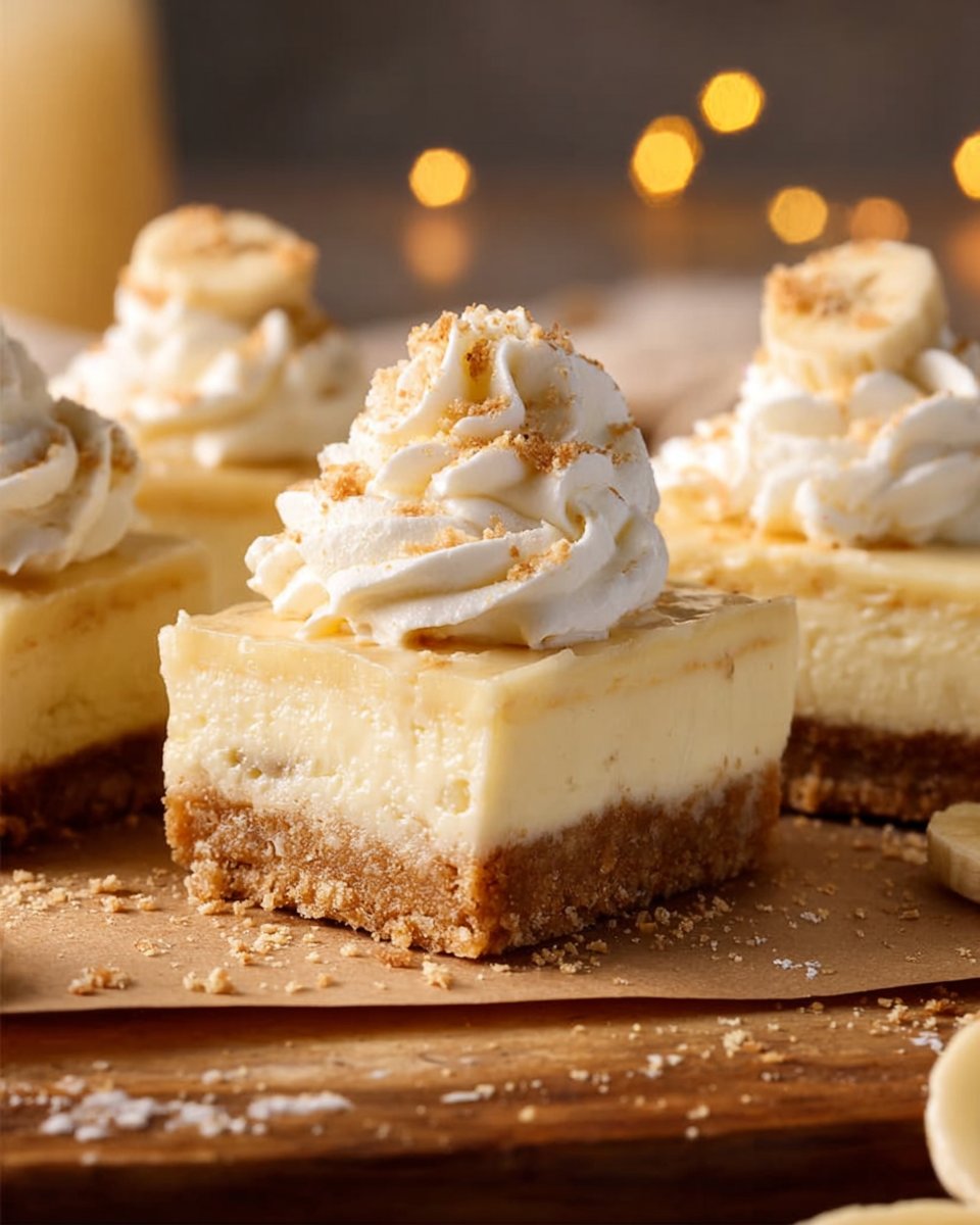 Banana Pudding Cheesecake Bars