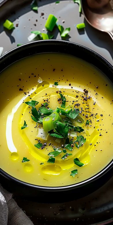 Soupe poireaux céleri