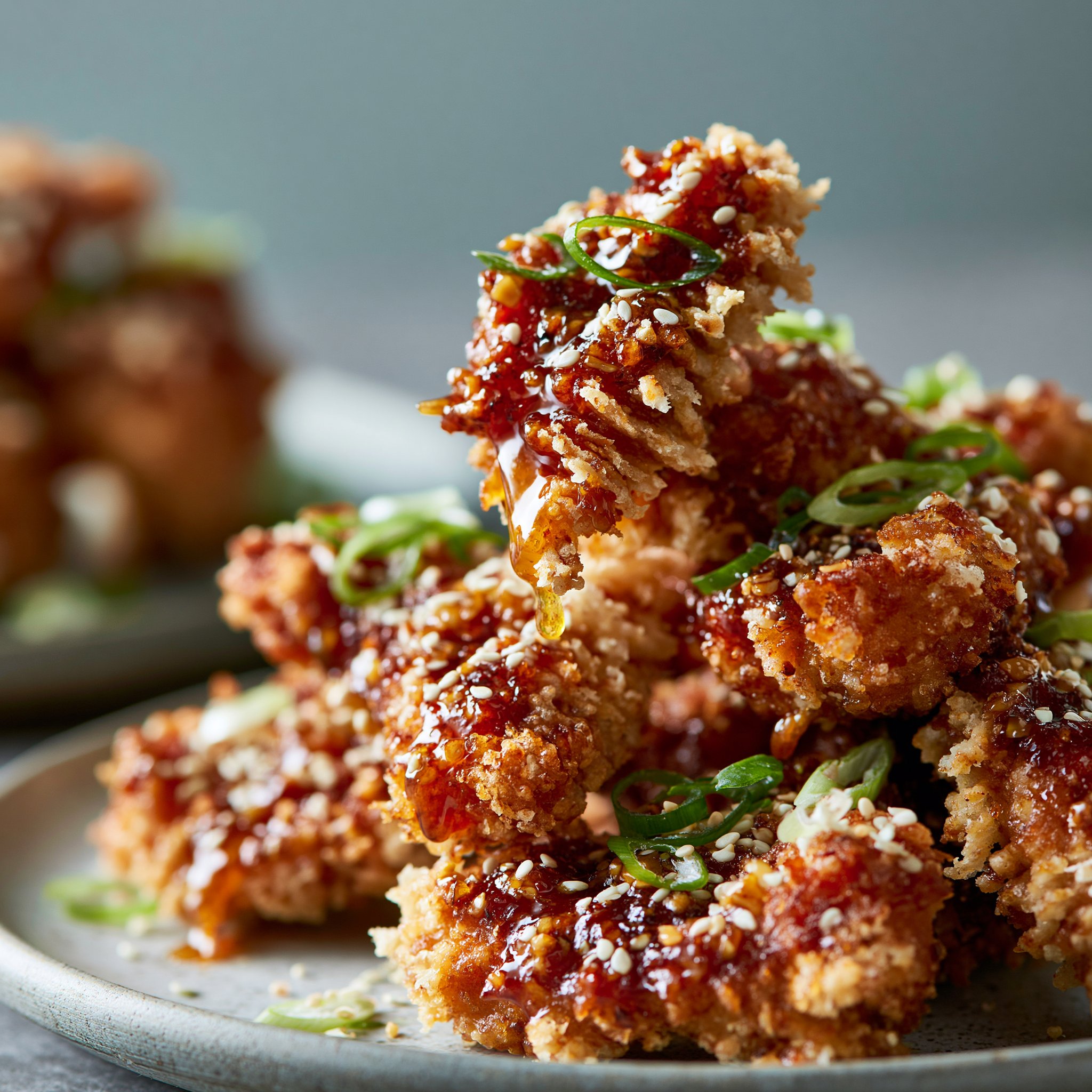 Crispy Chinese Honey Garlic Chicken