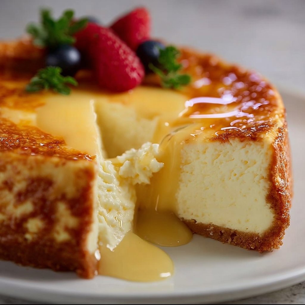 Cottage Cheese & Yogurt Egg Cheesecake