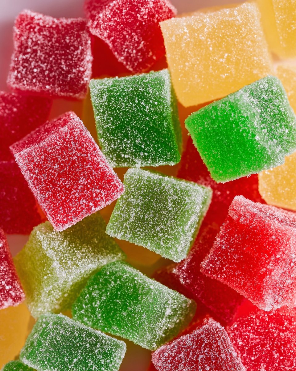 Homemade Christmas Spiced Gum Drops