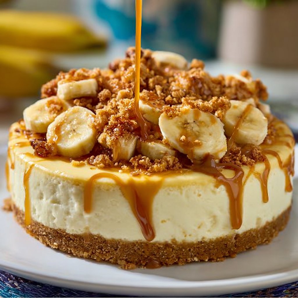 Banana Pudding Crunch Cheesecake