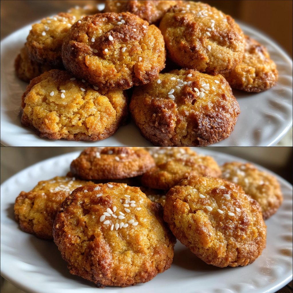 Chewy Honey Sesame Cookies with Orange Zest 4 Chewy Honey Sesame Cookies with Orange Zest