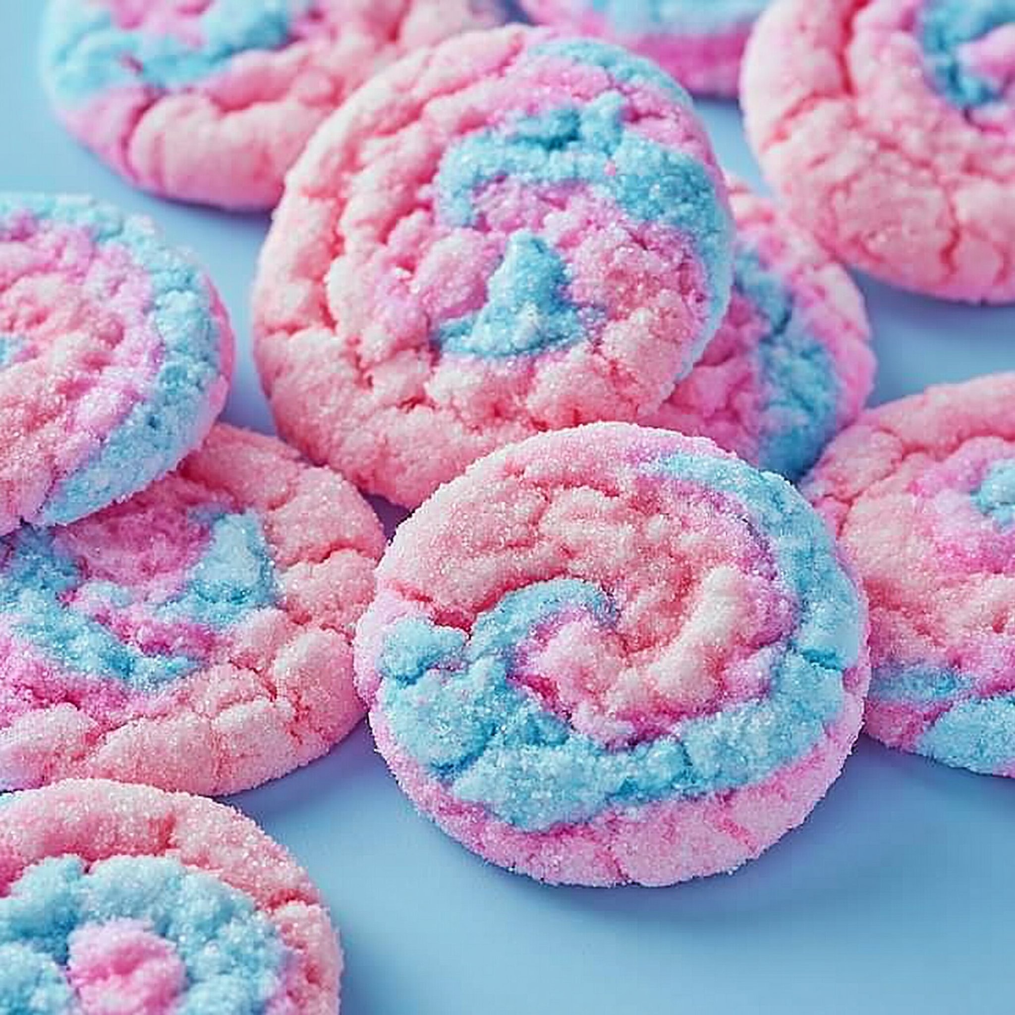 Cotton Candy Cookies Recipe - Fun & Colorful Treats