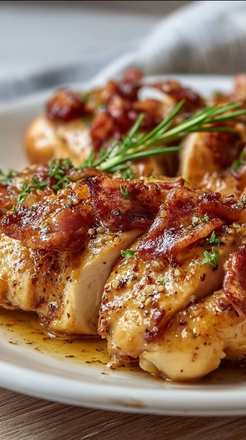 Maple Garlic Bacon Chicken
