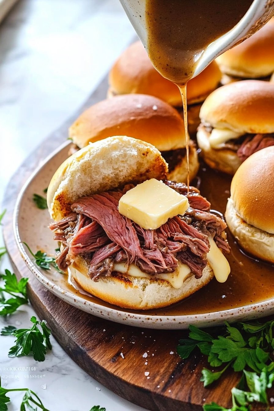 Easy French Dip Sliders