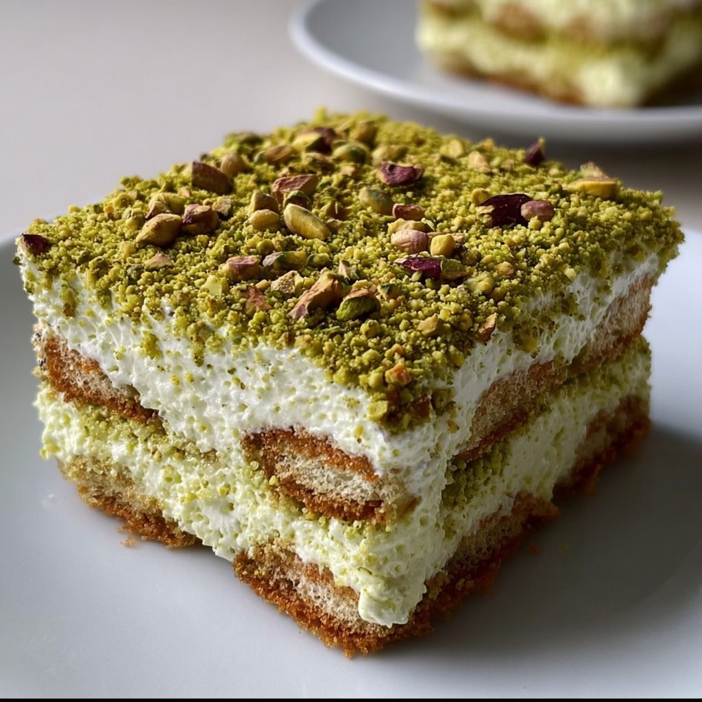 Pistachio Tiramisu