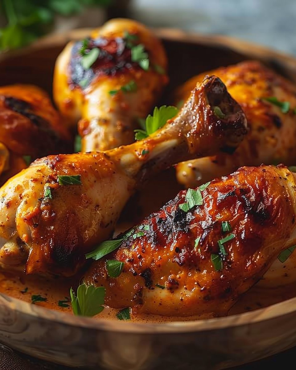 Creamy Paprika Chicken Drumsticks