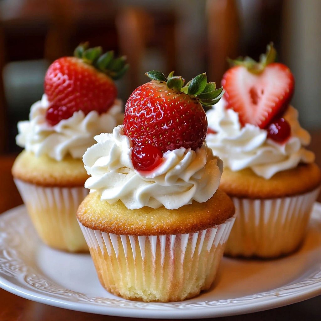 Strawberry Shortcake Cupcakes: A Sweet Delight Awaiting You!