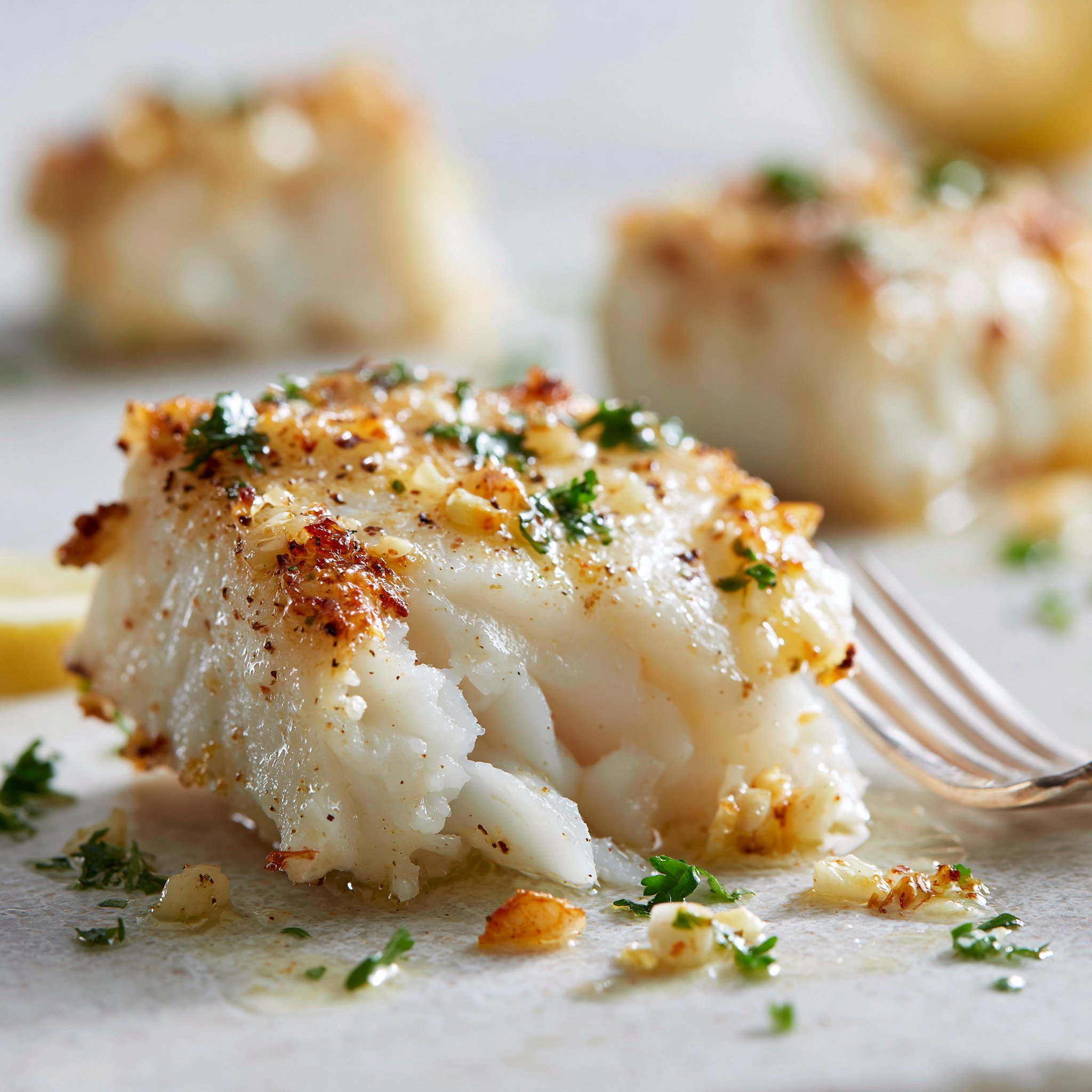 15-Minute Air Fryer Quick Garlic Butter Baked Cod Fillets