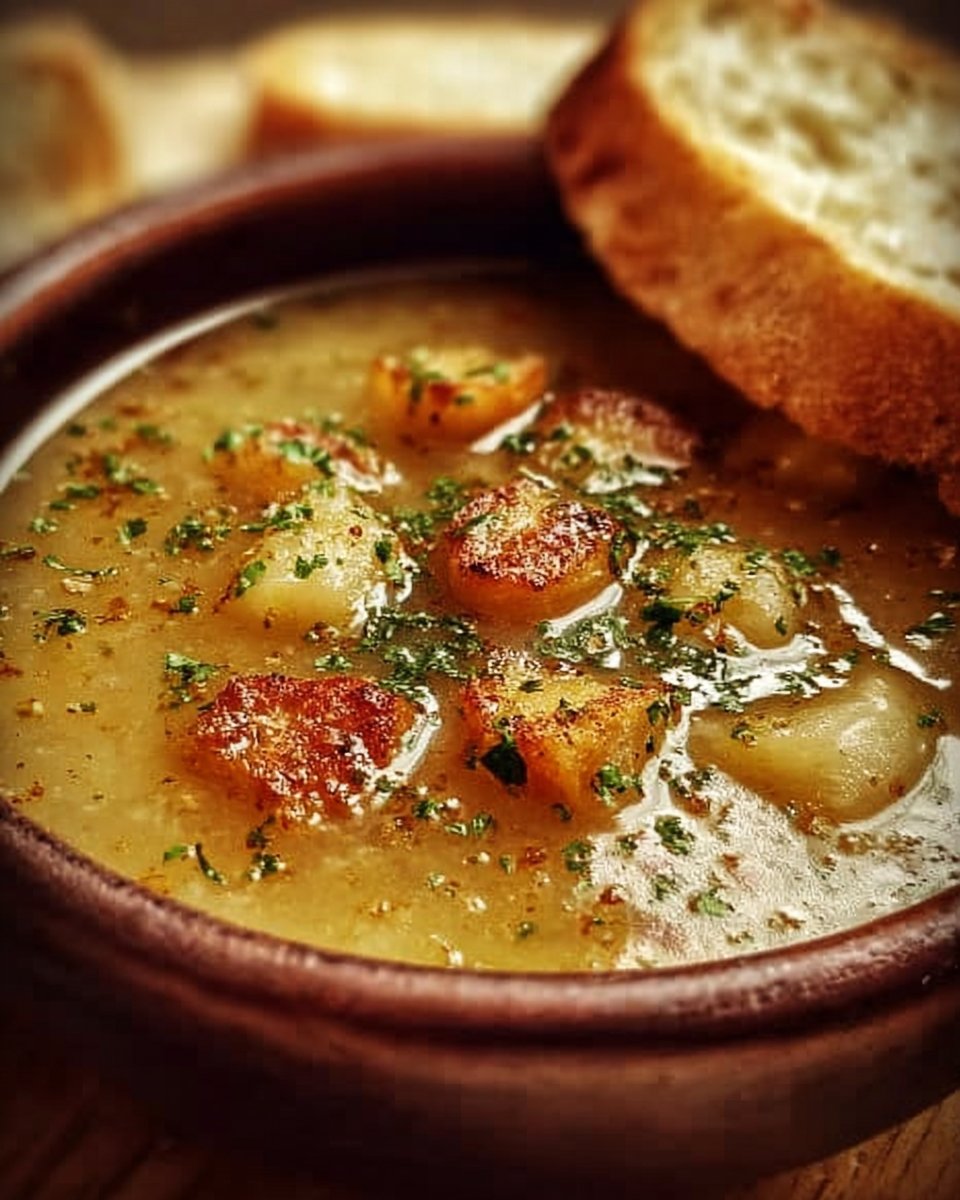 Country French Garlic Soup