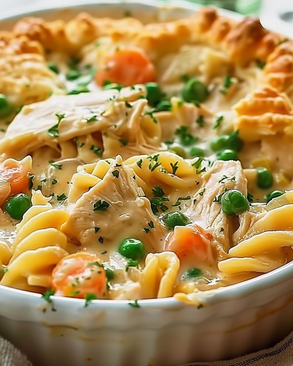 Chicken Pot Pie Pasta