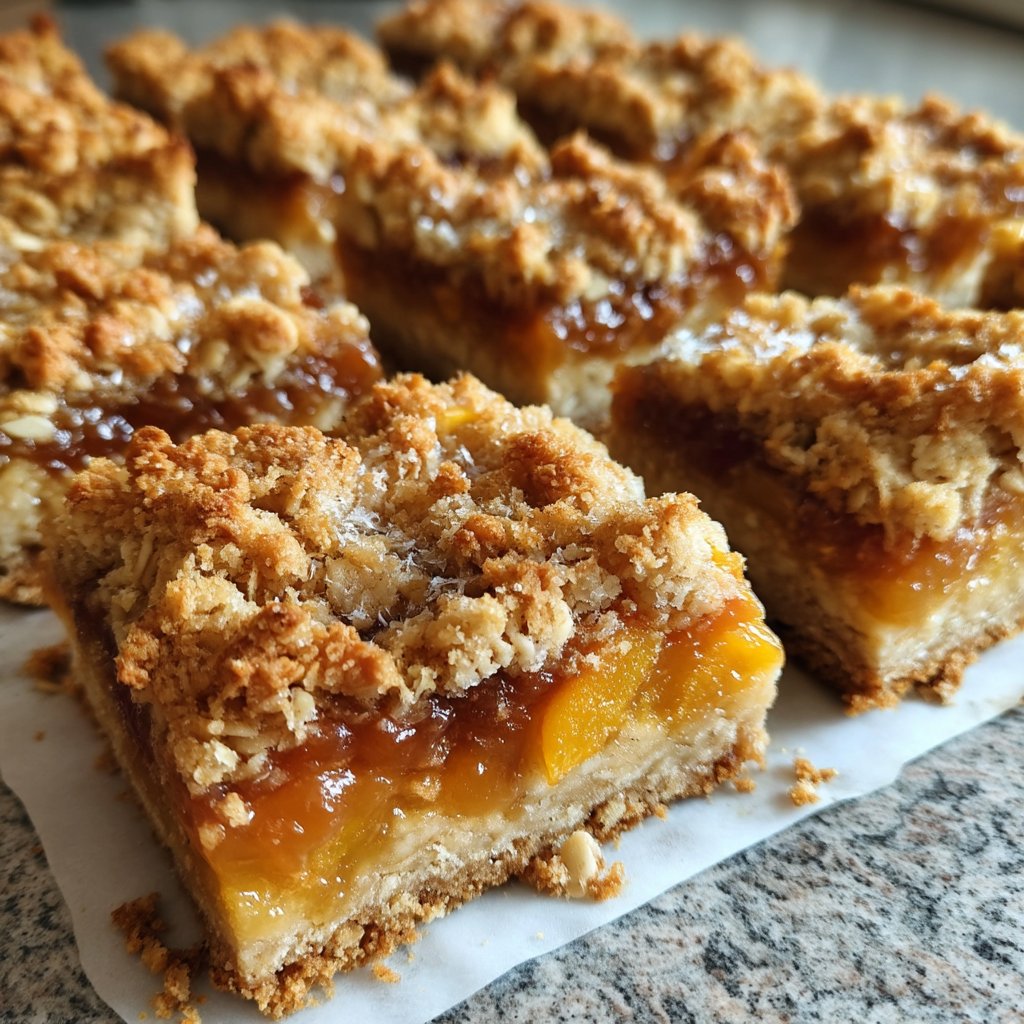 Apricot Crumble Squares for Coffee Breaks 4 Apricot Crumble Squares for Coffee Breaks