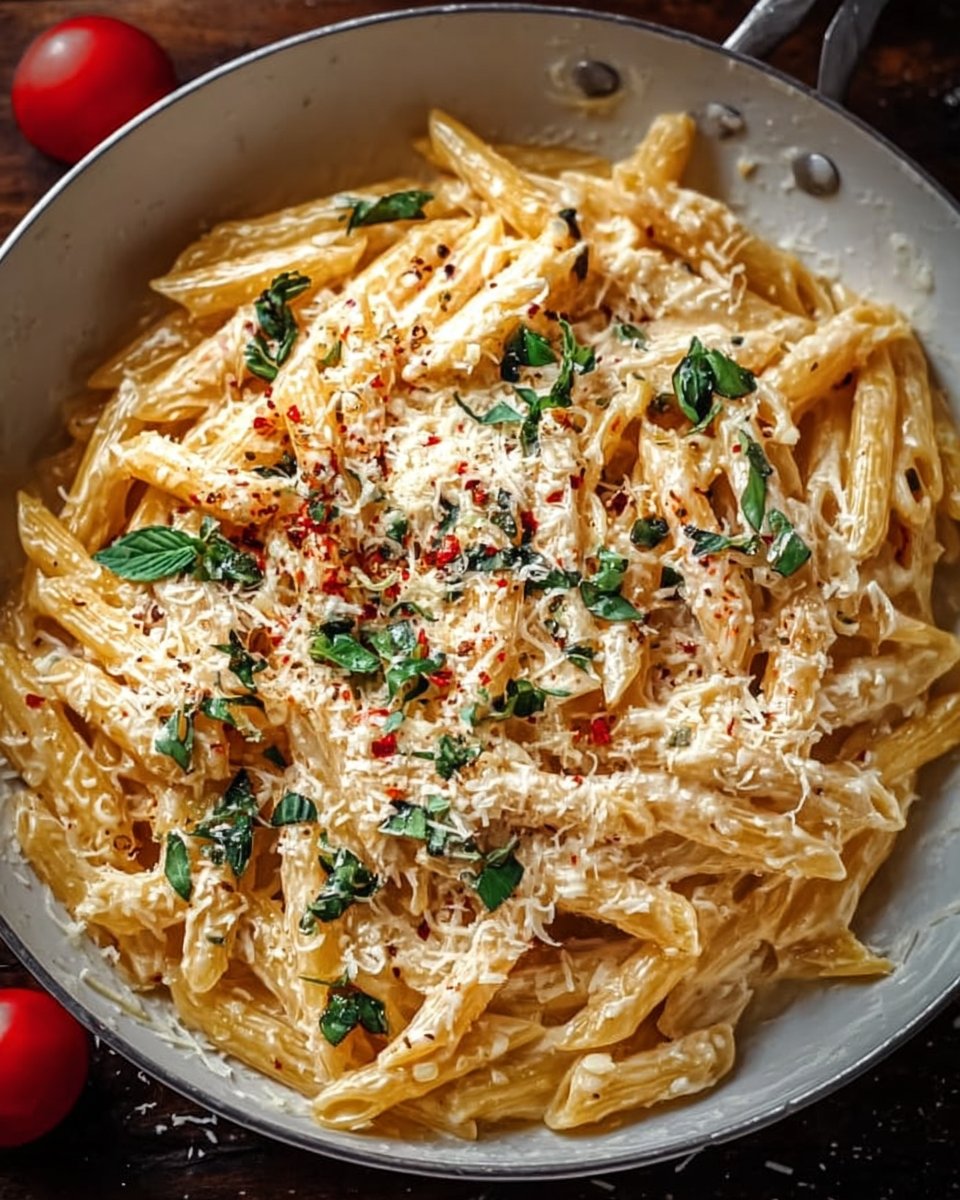 One Pot Creamy Garlic Pasta