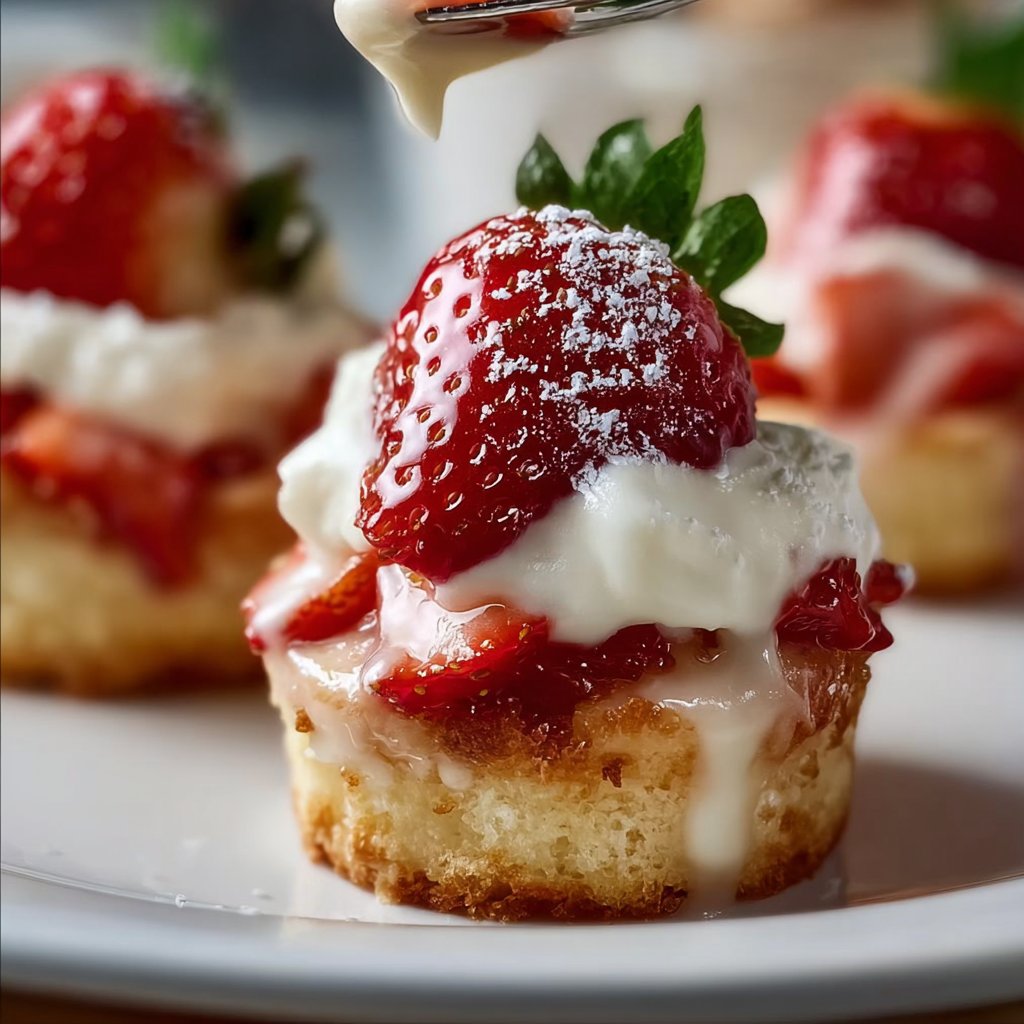 Quick Strawberry Shortcake Cups