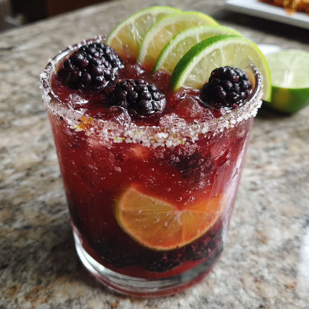 Blackberry Lime Margarita Smash