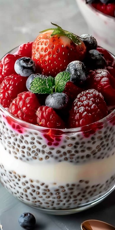 Pudding Chia au Yaourt Grec
