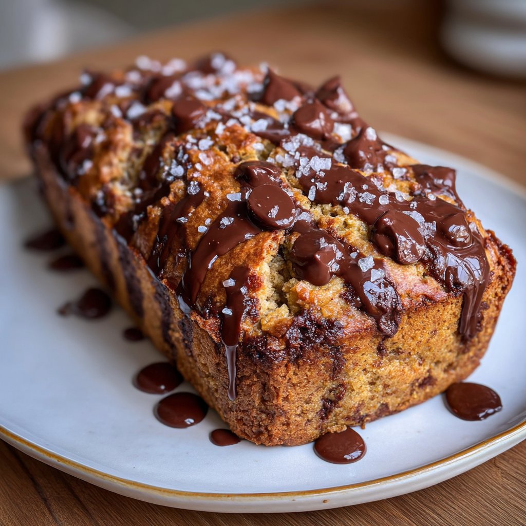 Salted Chocolate Tahini Snack Cake