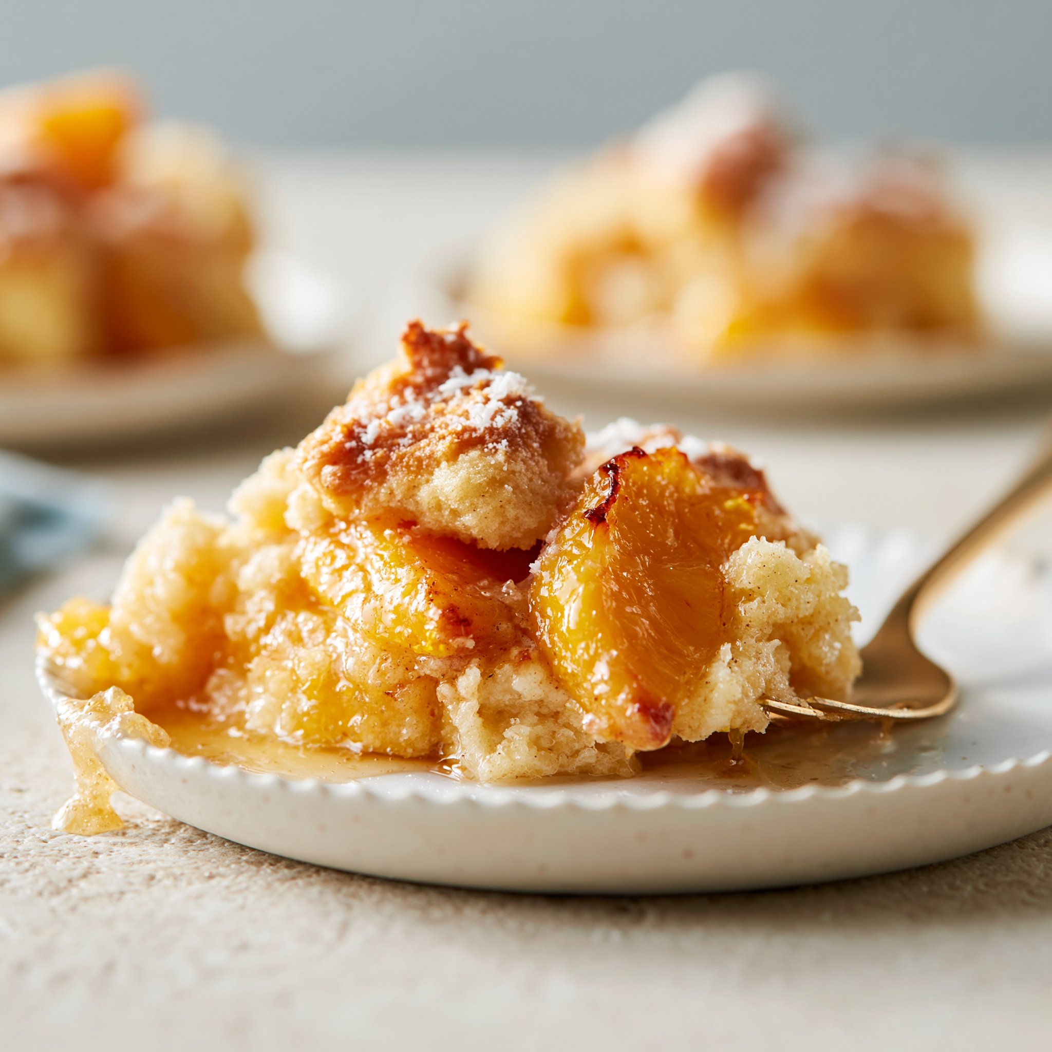 Sugar-Free Peach Cobbler