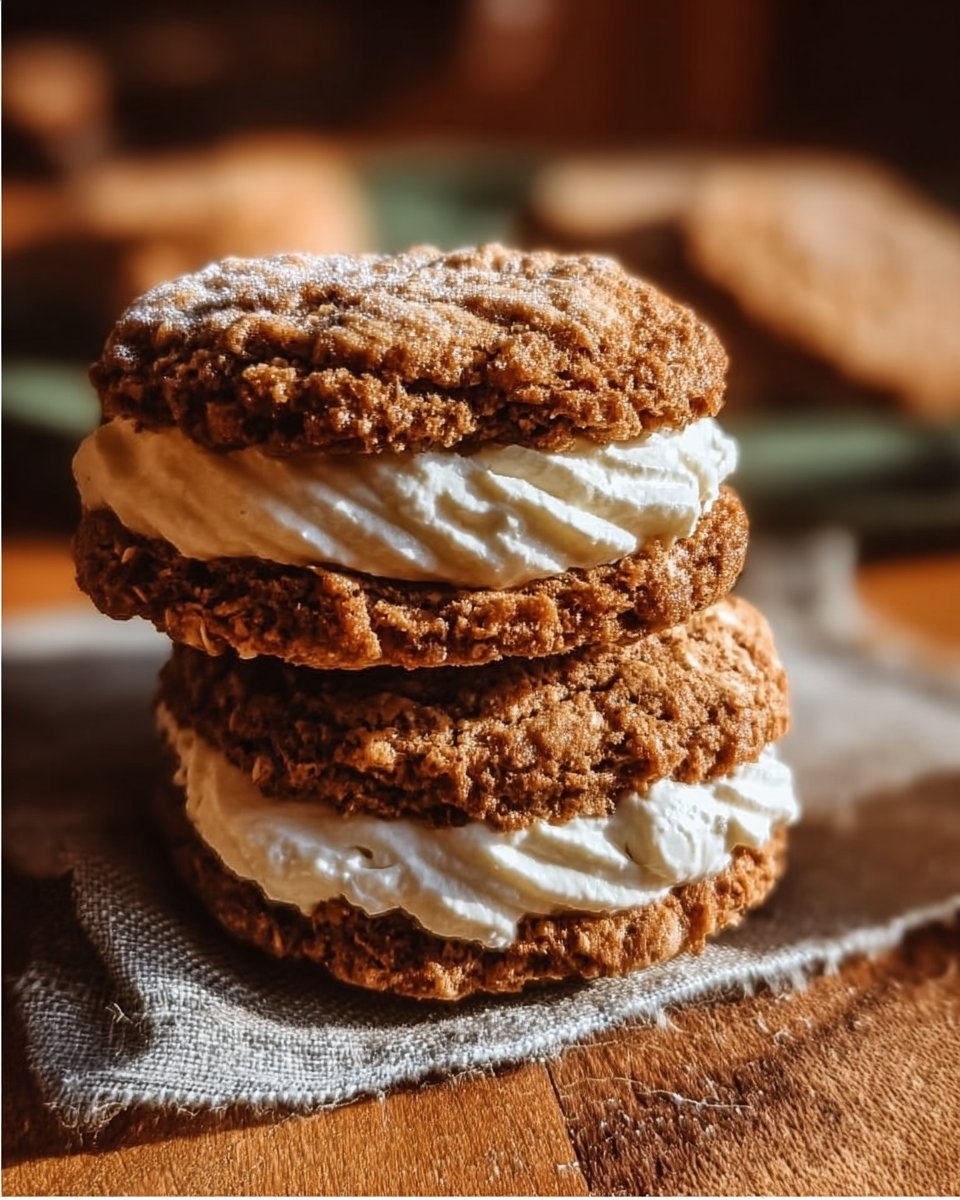 Sourdough Oatmeal Cream Pies