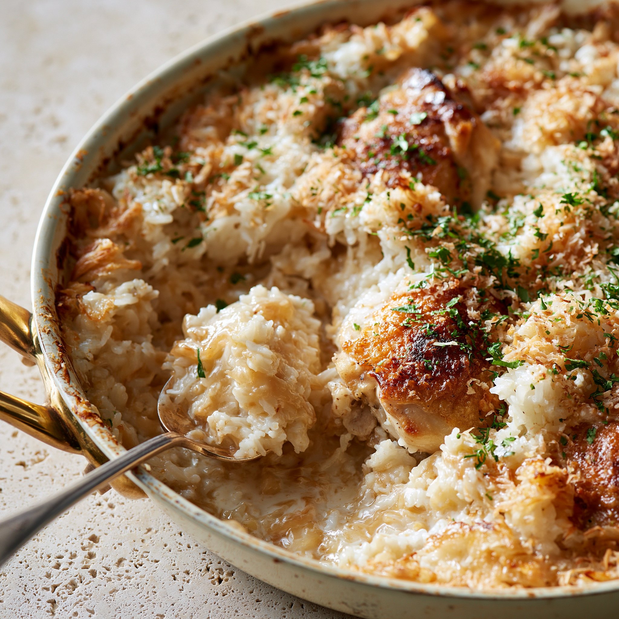 Coconut Chicken and Rice (The Easiest One-Pan Recipe)