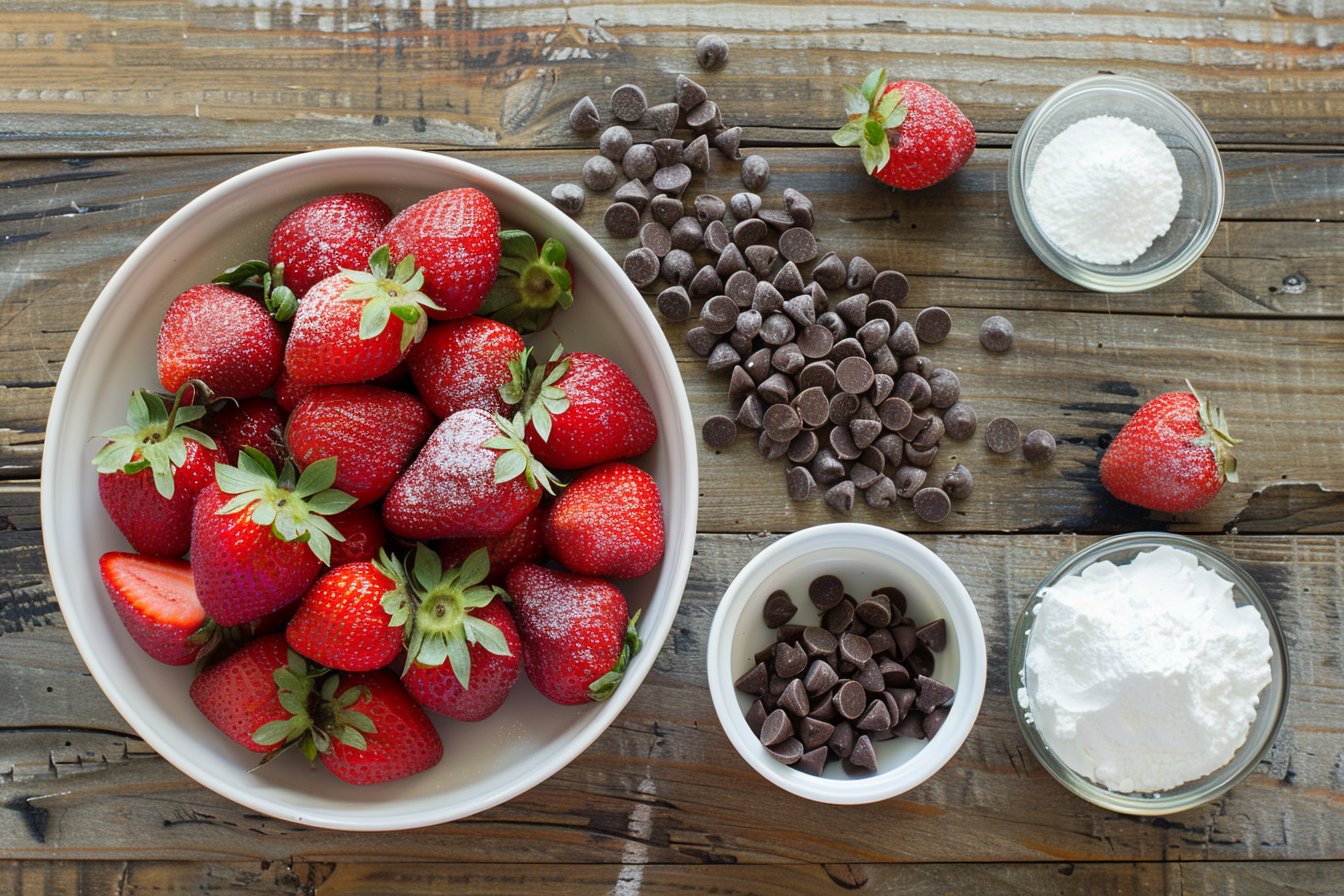 Chocolate Covered Cheesecake Strawberries