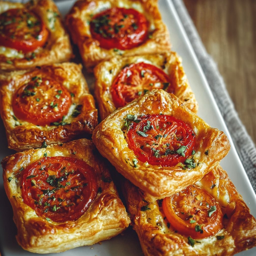 Tomato Tartlets with Puff Pastry