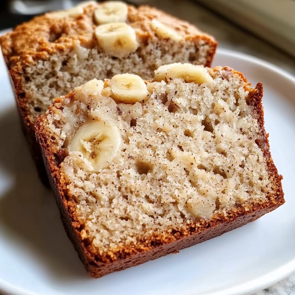 Healthy Banana Bread with Almond Flour