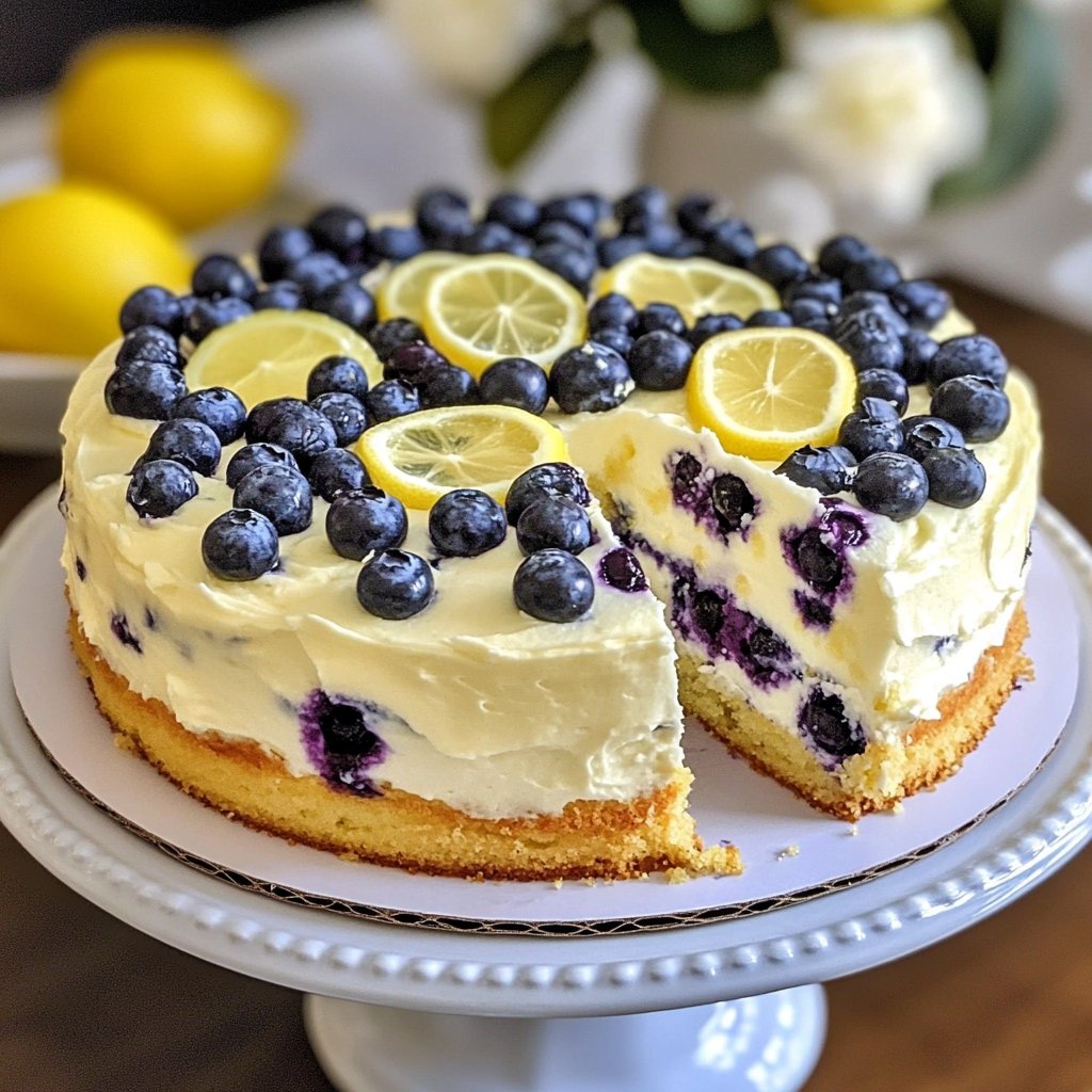 Lemon-Blueberry Cake