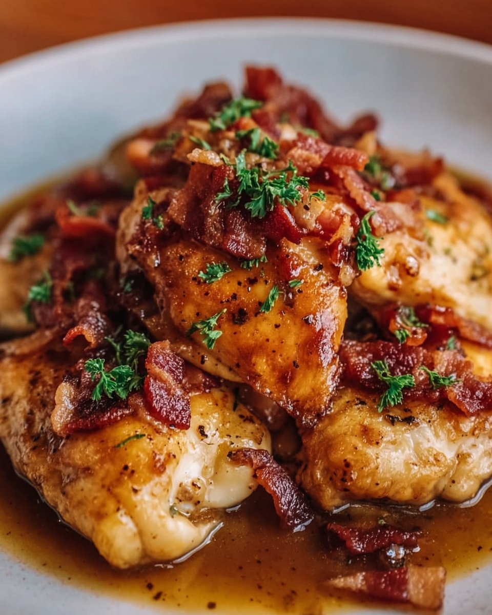 Maple Garlic Bacon Chicken
