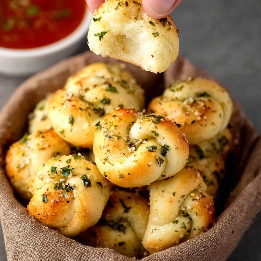 Gluten Free Garlic Knots