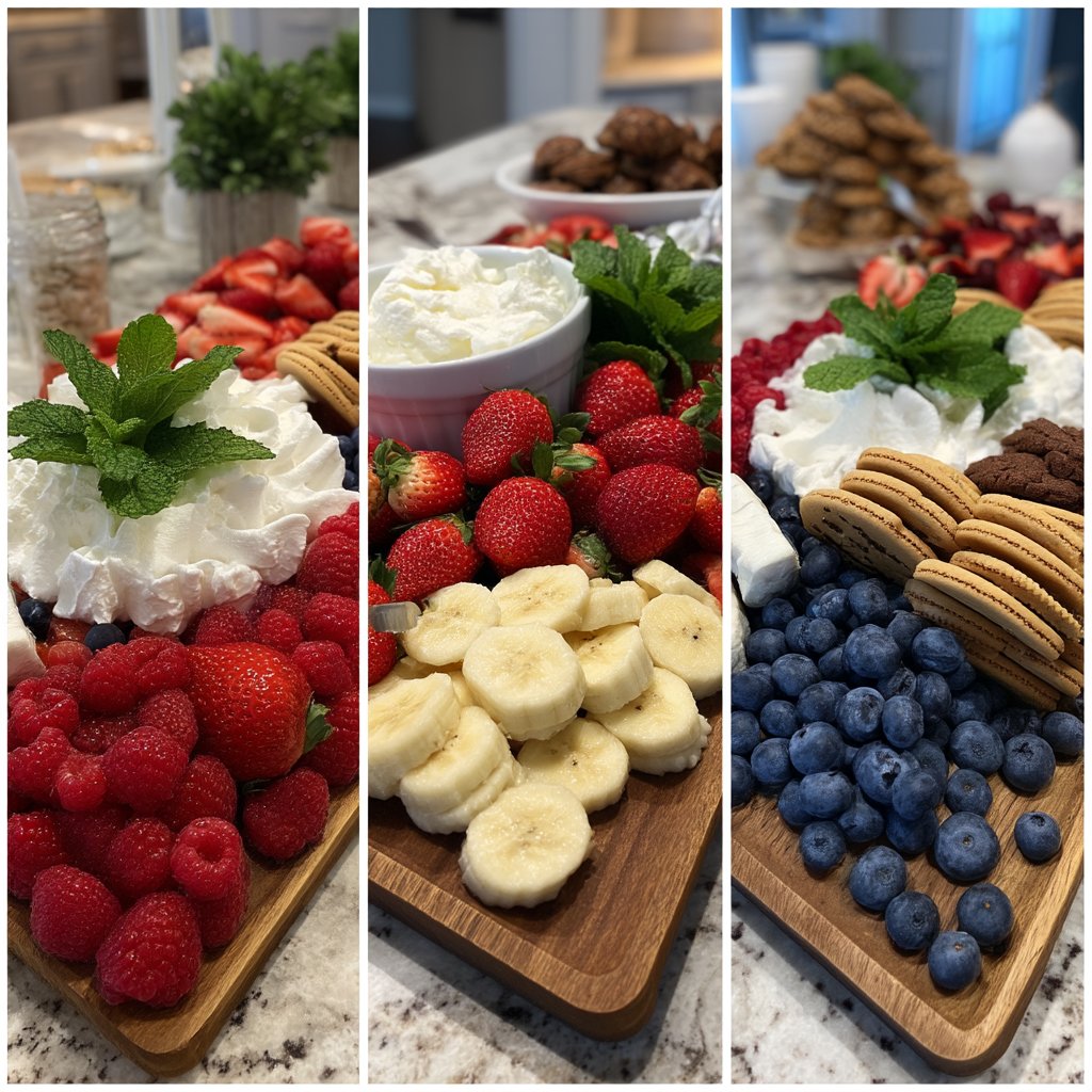 Patriotic Dessert Boards for Summer Parties