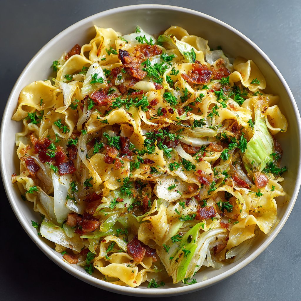 Crispy Noodles with Cabbage