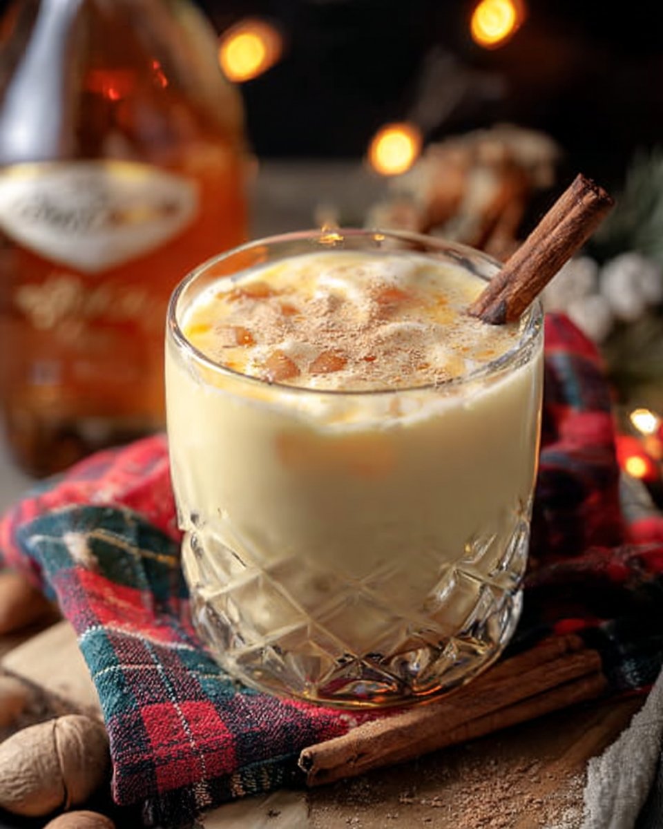 Eggnog Amaretto Cocktail
