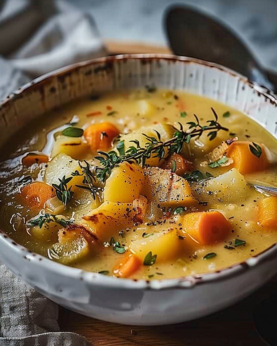 Roasted Root Vegetable Chowder