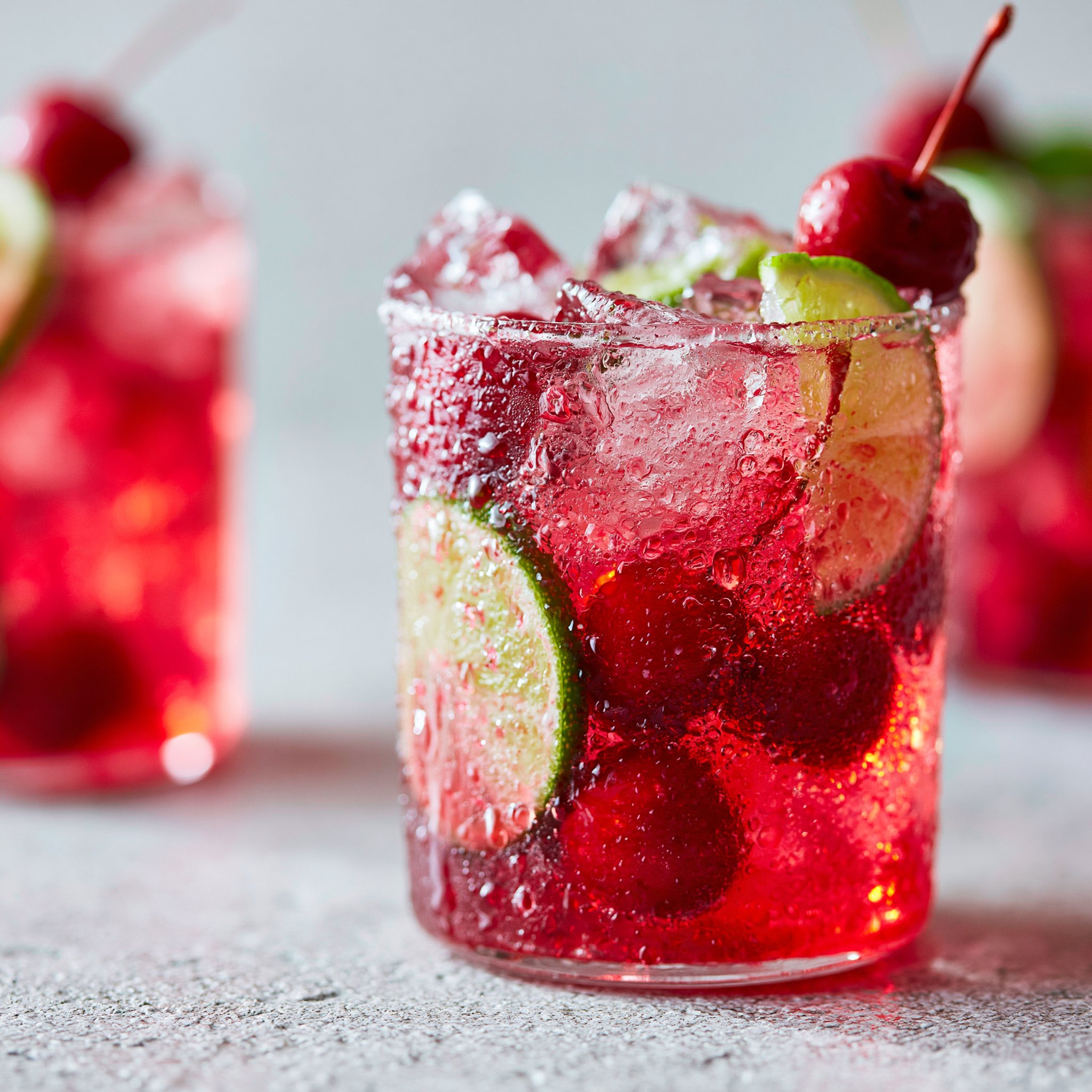 Homemade Cherry Limeade