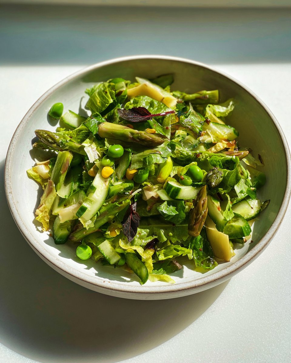 Crunchy Green Bean and Pea Salad