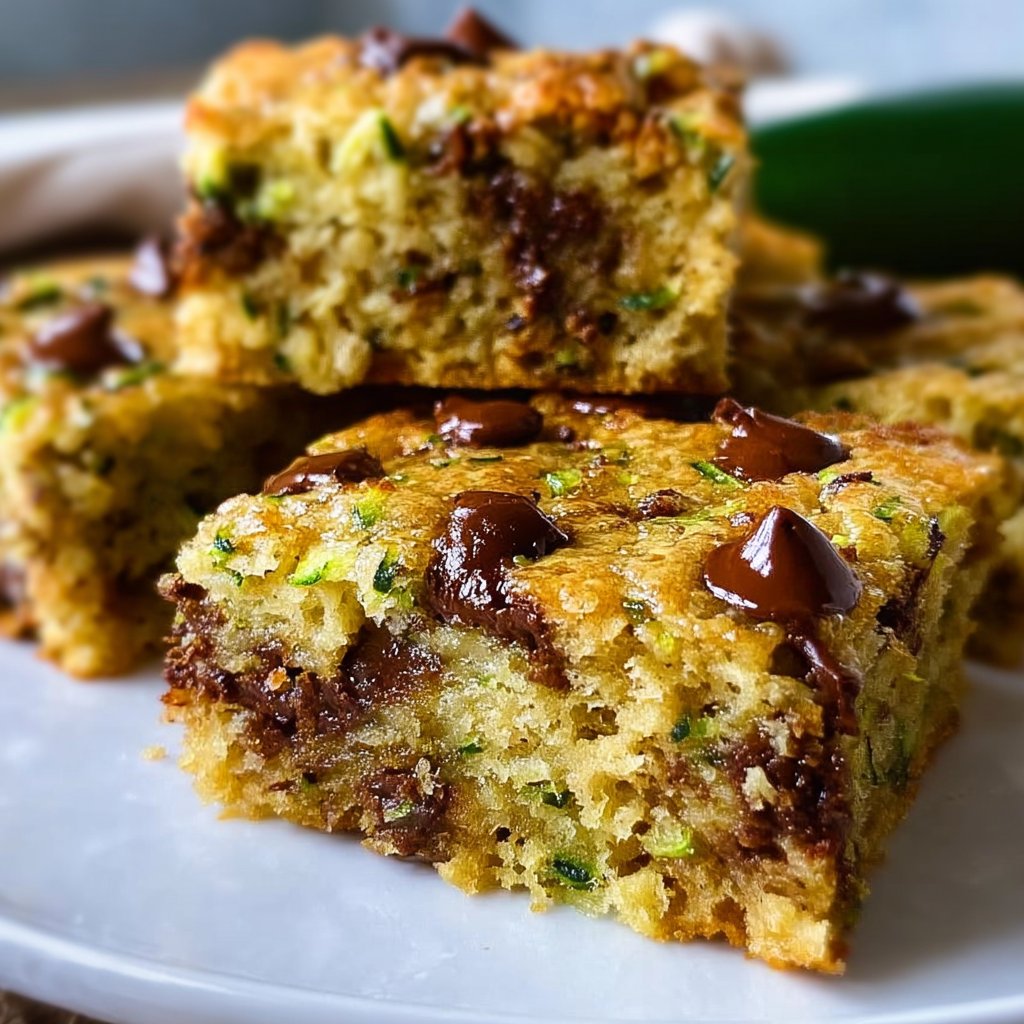 Chocolate Chip Zucchini Bars