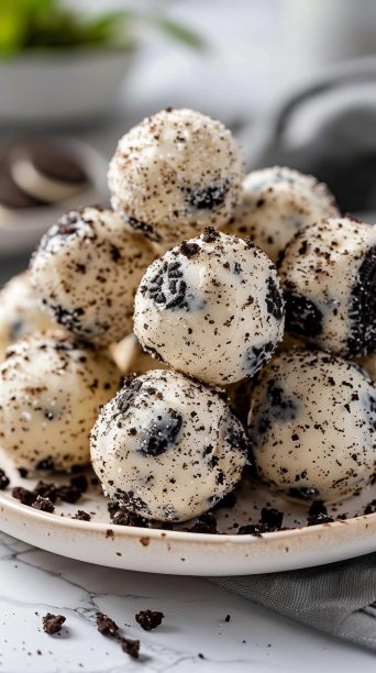 Cream Cheese Oreo Protein Balls