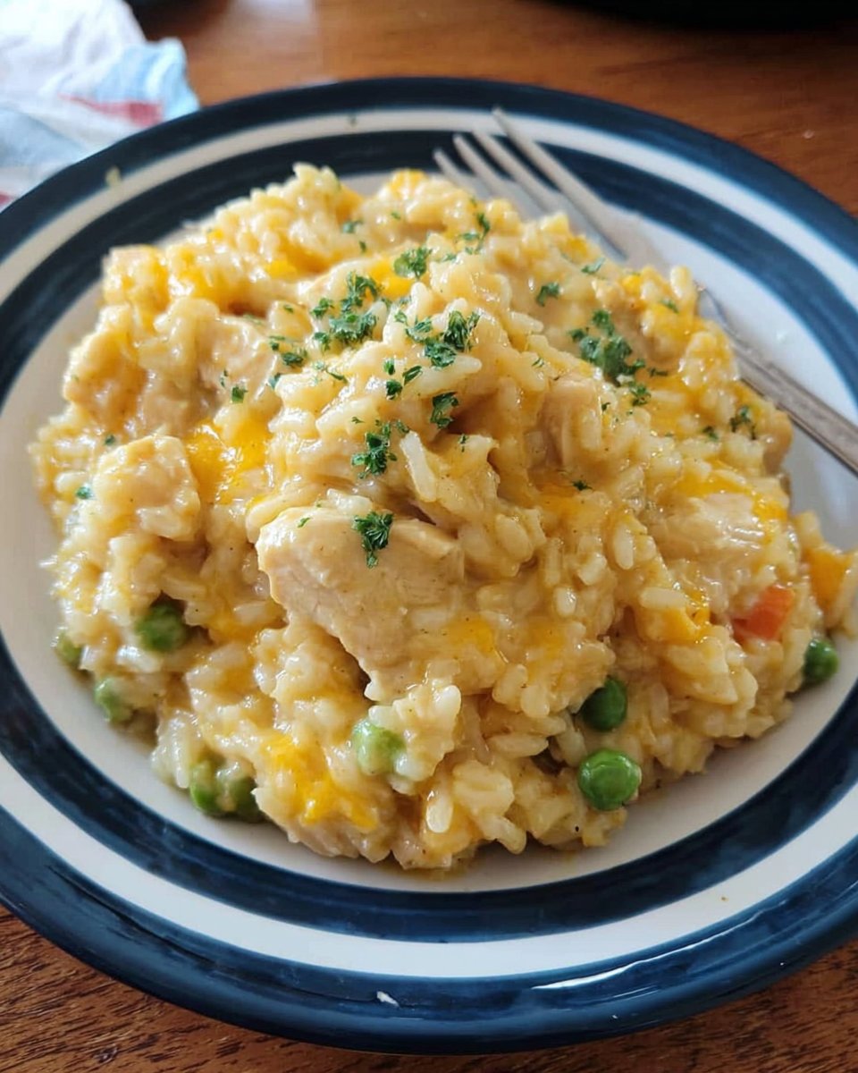 Instant Pot Cheesy Chicken and Rice