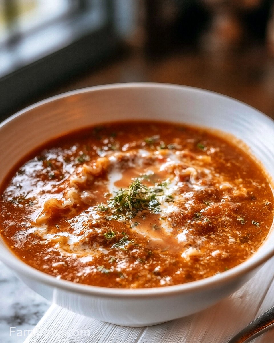 Classic Lasagna Soup