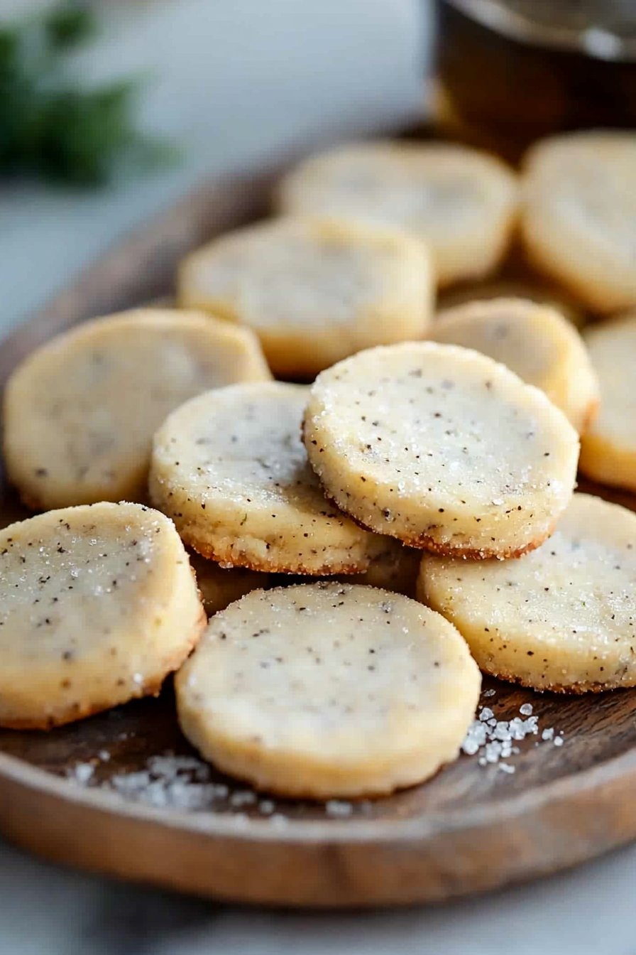 Earl Grey Shortbread Cookies