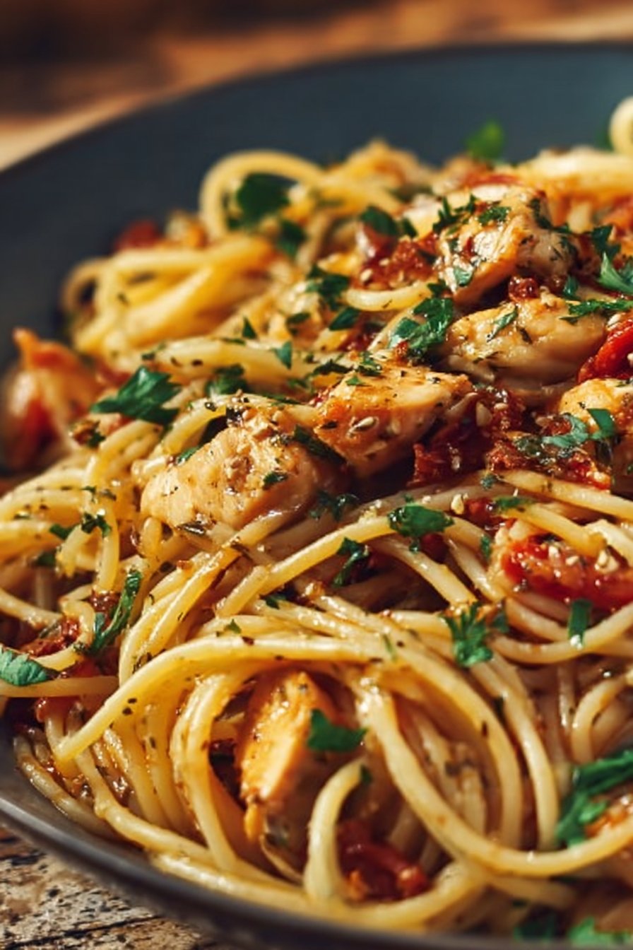 Monterey Chicken Spaghetti