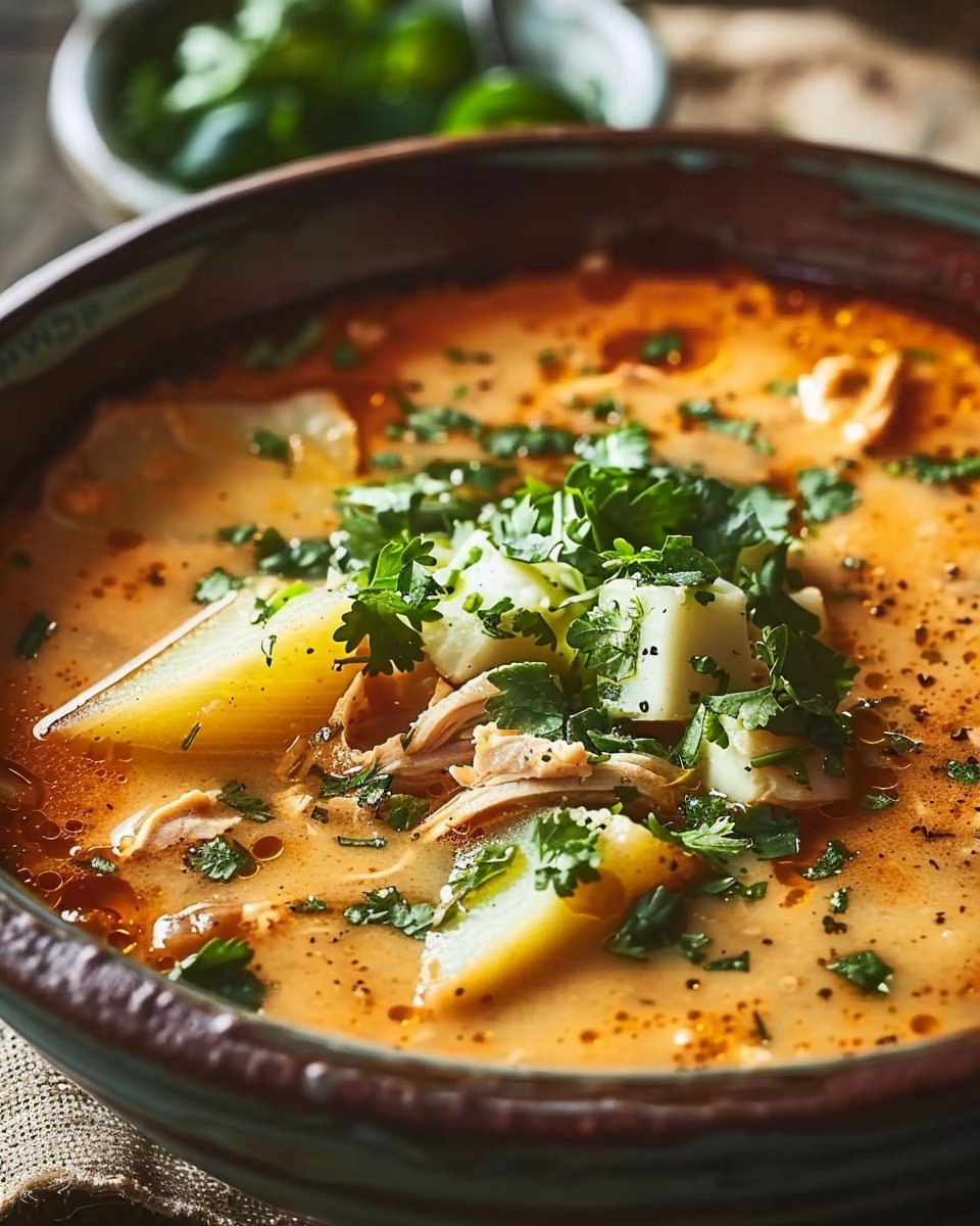 Creamy Salsa Potato Soup with Shredded Chicken: A Tex-Mex Twist on Comfort Food