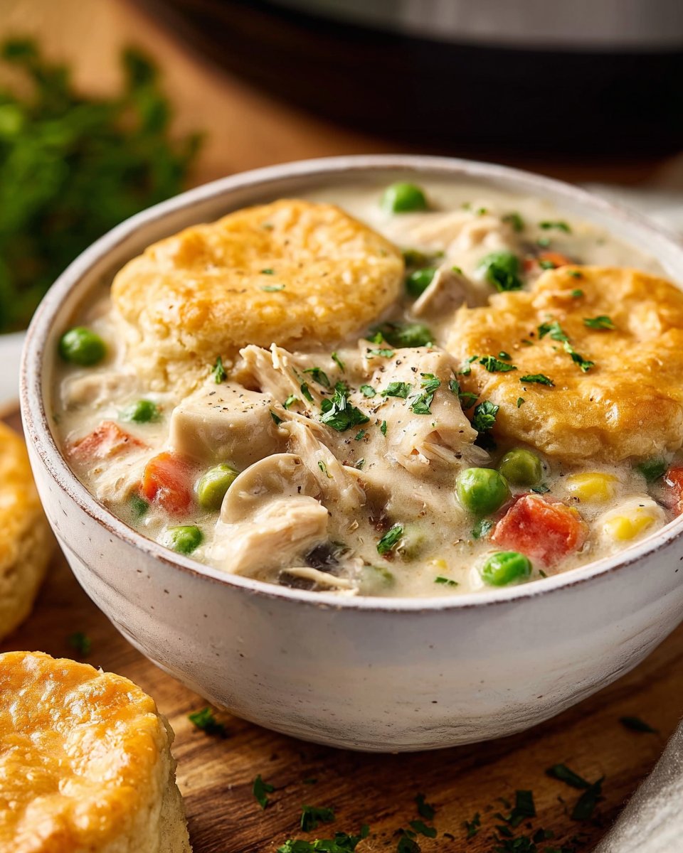 Crock Pot Chicken Pot Pie Soup