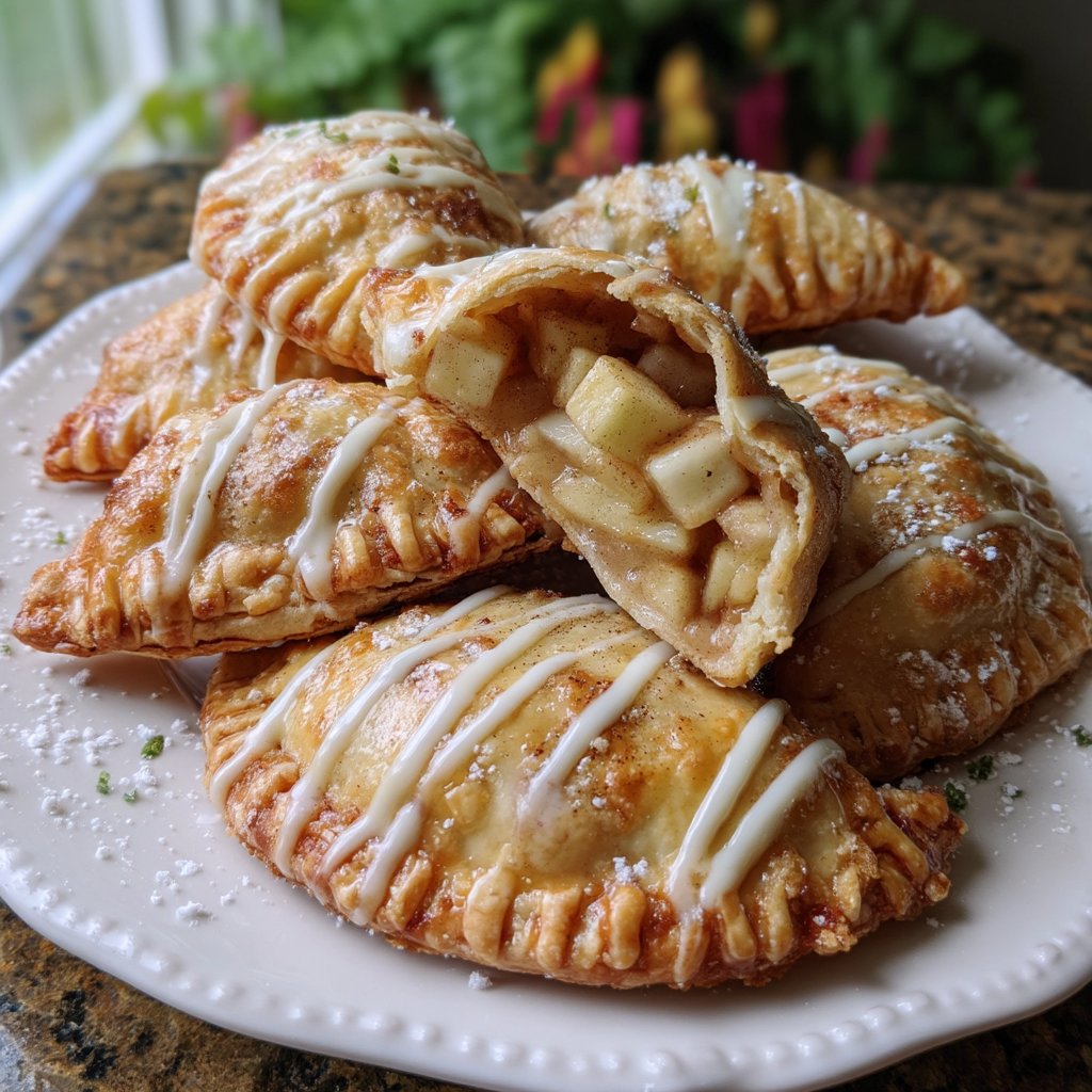 Spiced Apple Ricotta Hand Pies